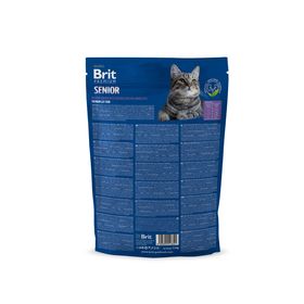 

Сухой корм Brit Premium Сat Senior для пожилых кошек, курица и печень, 1.5 кг