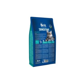 

Сухой корм Brit Premium Сat Sensitive для кошек, чувствительное пищеварение, ягнёнок, 8 кг
