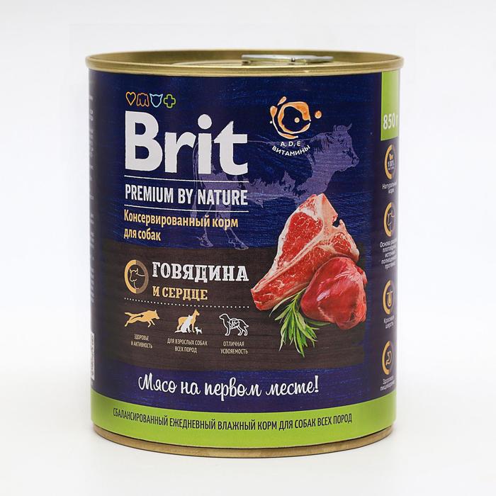

Консервы Brit beef heart для собак, говядина и сердце, 850 г