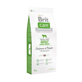 

Сухой корм Brit Care Dog salmon large breed для крупных собак, лосось, 12 кг.