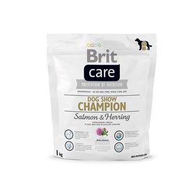 

Сухой корм Brit Care Dog Show Champion для выставочных собак, лосось/сельдь, 1 кг.