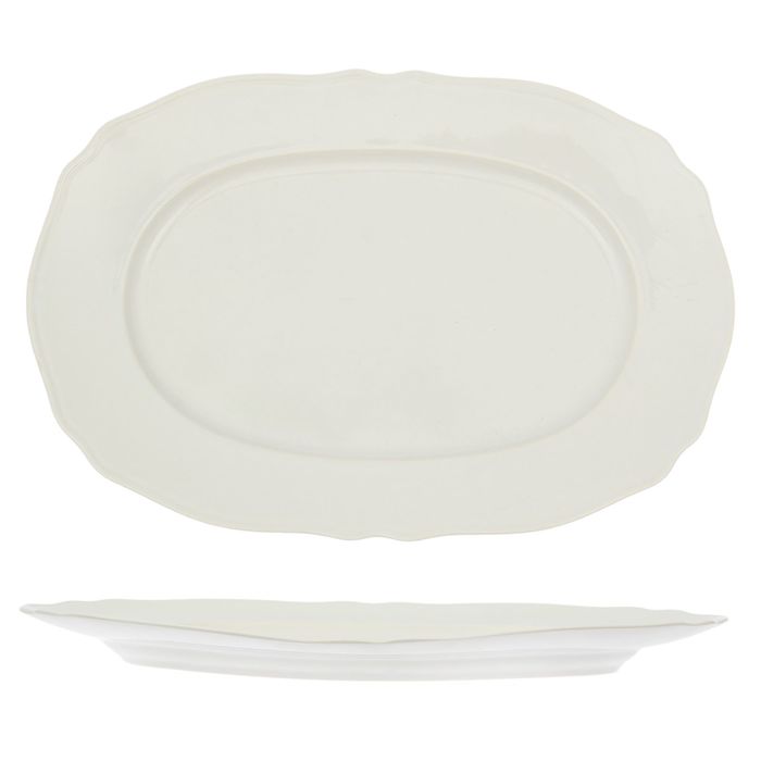 Блюдо №24 белое, 25 см