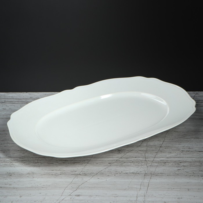 Блюдо №34 белое, 36 см