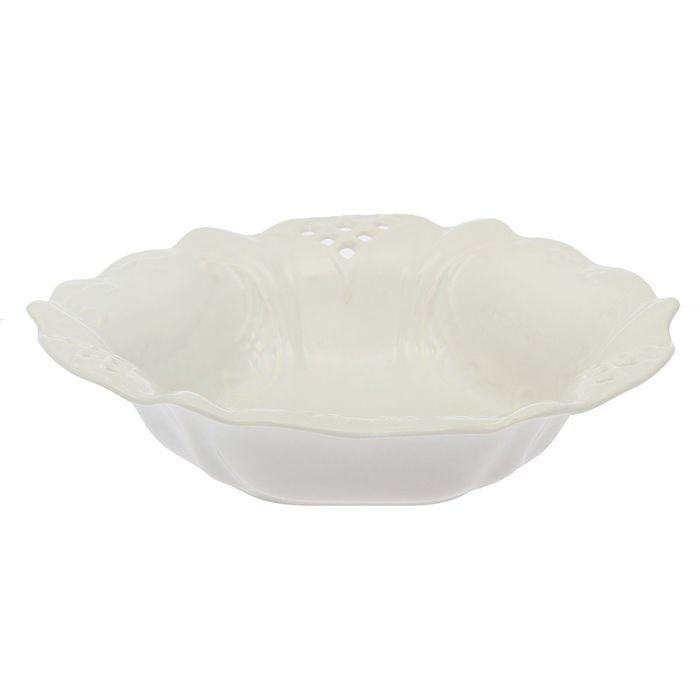 Конфетница "Лилия" большая, белая