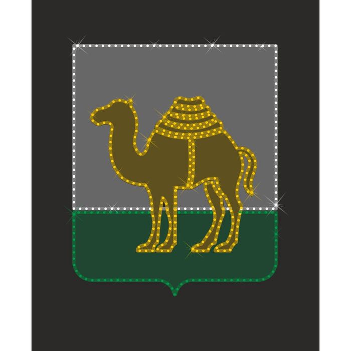 Светодиодное панно "ГЕРБ города ЧЕЛЯБИНСК", 1.7 х 1.38 м, 60 Вт, IP44, подложка акрил