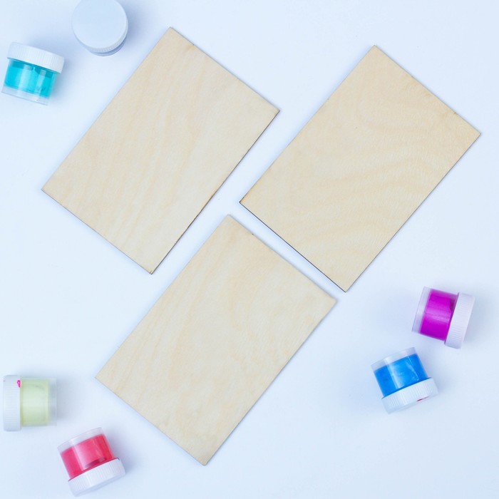 Заготовка "Прямоугольник", набор 3 штуки