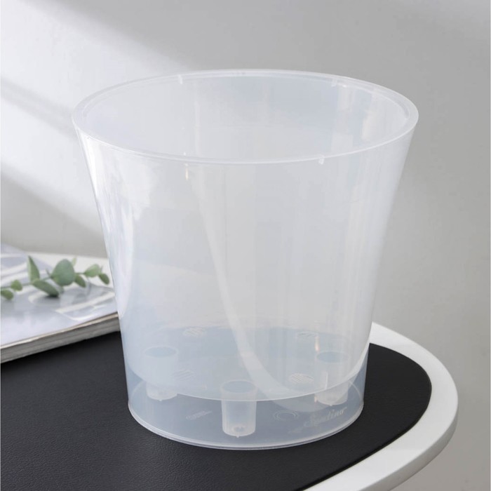 Горшок 5 л "Арте", цвет прозрачный-прозрачный