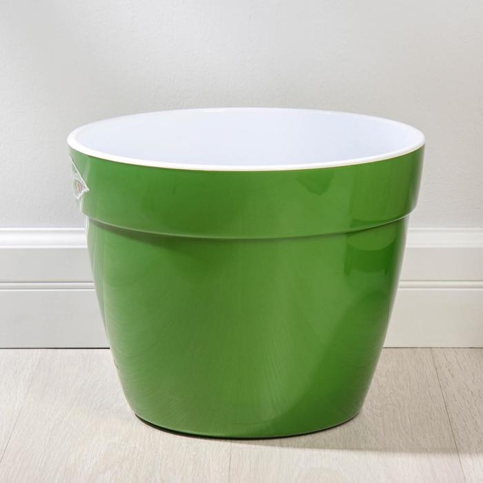 Горшок 15 л “Асти”, цвет зелёный