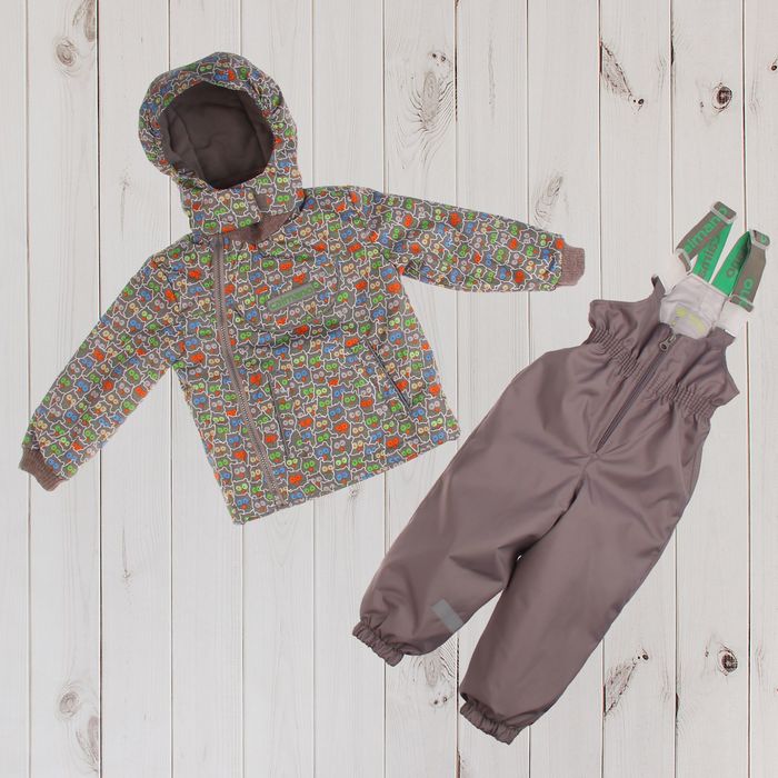 Комплект для мальчика "SONNY", рост 92 см, принт серый CS17-03_М