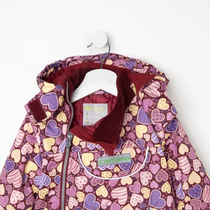 Комплект для девочки "SONNY", рост 98 см, принт бордо CS17-03_М