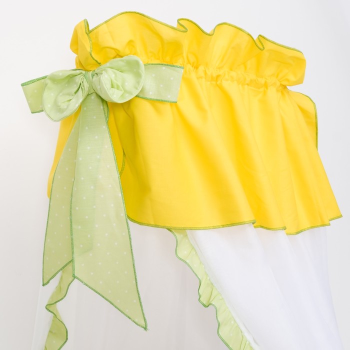 Комплект в кроватку "Цыпленок" (7 предметов), цвет зелёный 30134