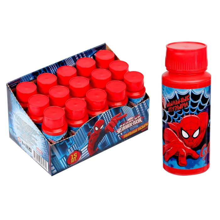 Мыльные пузыри "Человек-паук", 95 мл