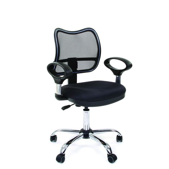 Кресло оператора Chairman 450 хром TW-11/TW-01 черный