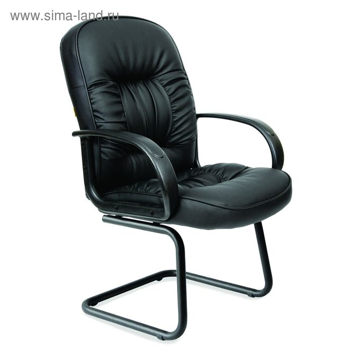 Кресло офисное Chairman 416V экокожа, черный матовый кресло офисное chairman 416v экокожа черный матовый