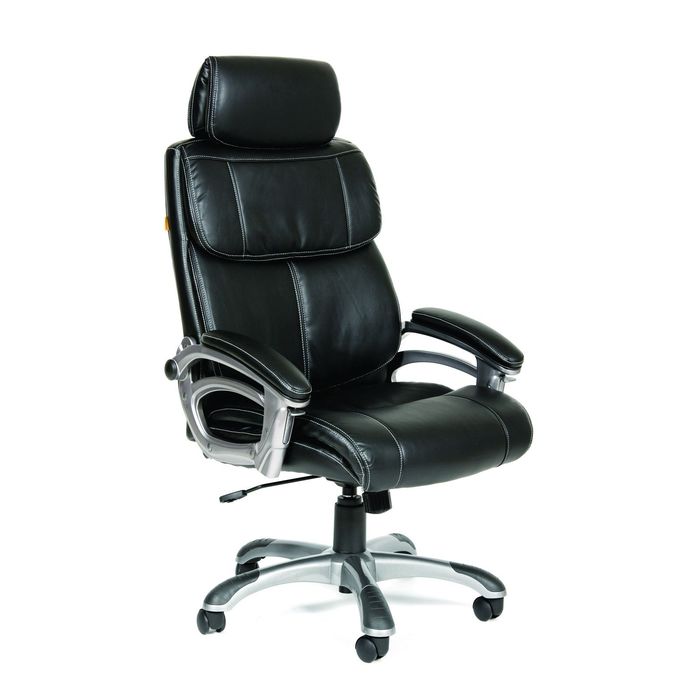 Кресло руководителя Chairman 433 экопремиум, черный