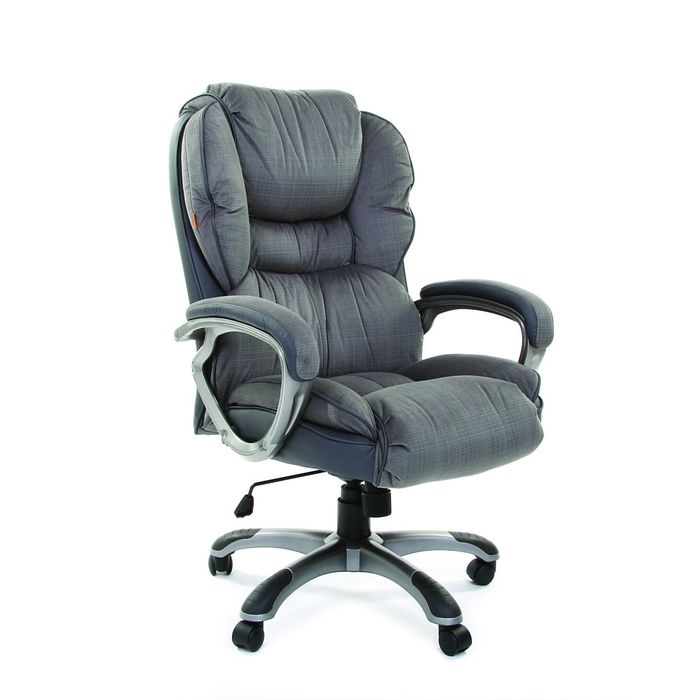 Кресло руководителя Chairman 434 N вельвет серый