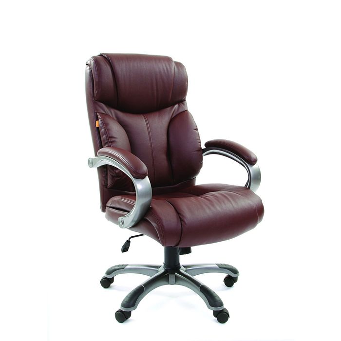 Кресло руководителя Chairman 435 натуральная кожа коричневая