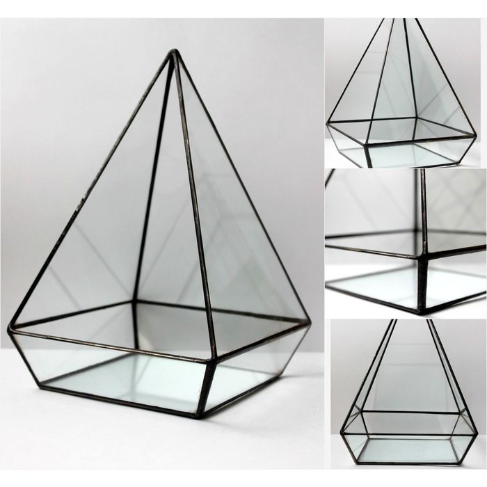 Флорариум "Пирамида" трапецеидальный, 22,5 см