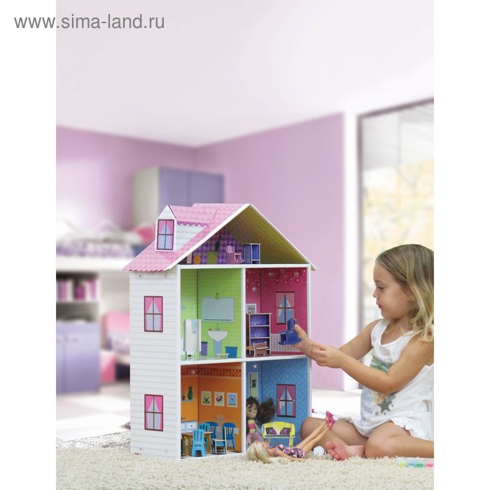 Набор «Кукольный домик с мебелью Мелроуз»