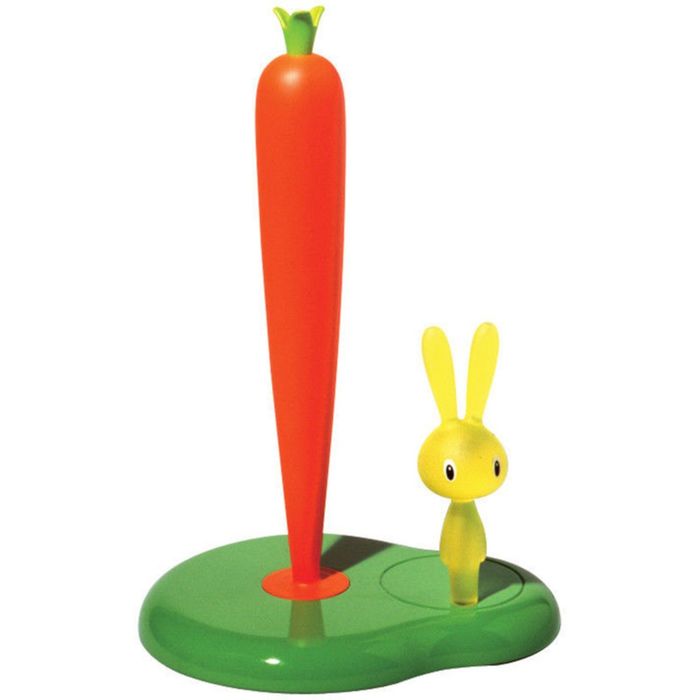 Держатель для бумажных полотенец Bunny&amp;Carrot, 20 см, зелёный