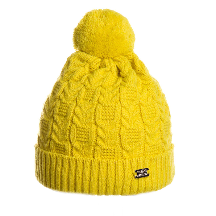 Шапка для девочки, размер 48-50, цвет жёлтый Cd-780_М