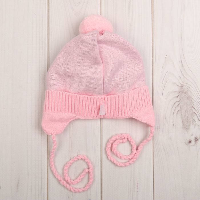 Шапка для девочки, размер 42-44, цвет розовый Cd-835_М