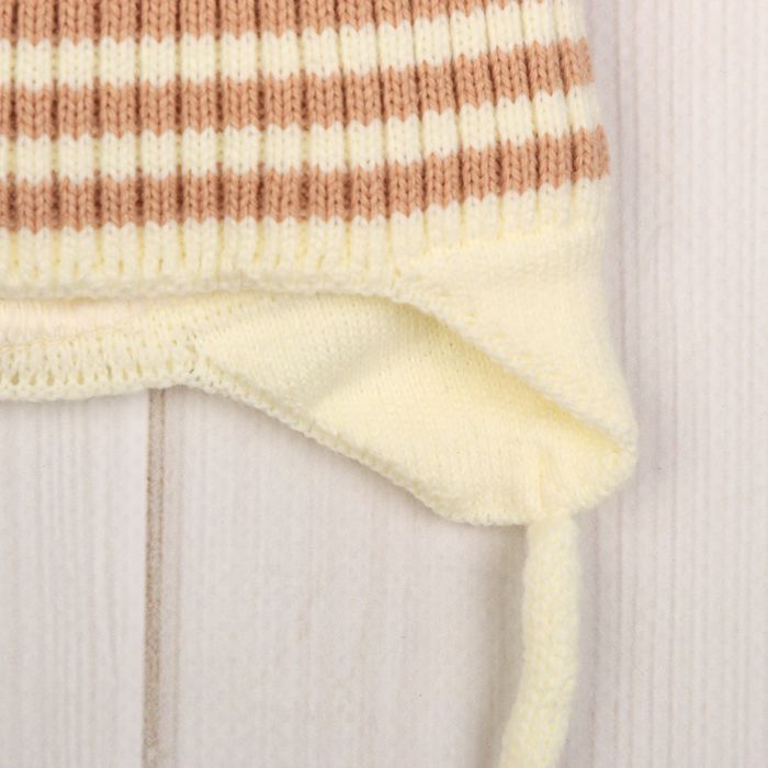 Шапка для мальчика, размер 38-40, цвет бежевый Cd-839_М