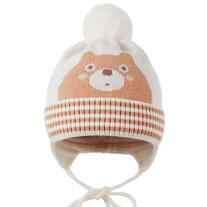 Шапка для мальчика, размер 38-40, цвет бежевый Cd-839_М