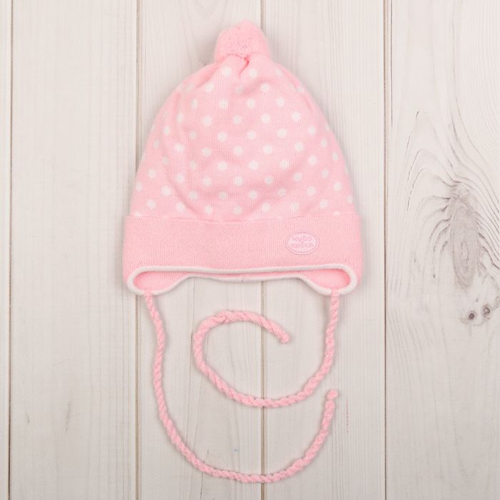 Шапка для девочки, размер 40-42, цвет розовый Cd-843_М