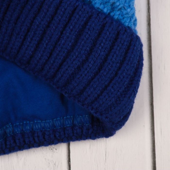 Шапка для мальчика, размер 48-50, цвет голубой Cd-866_М