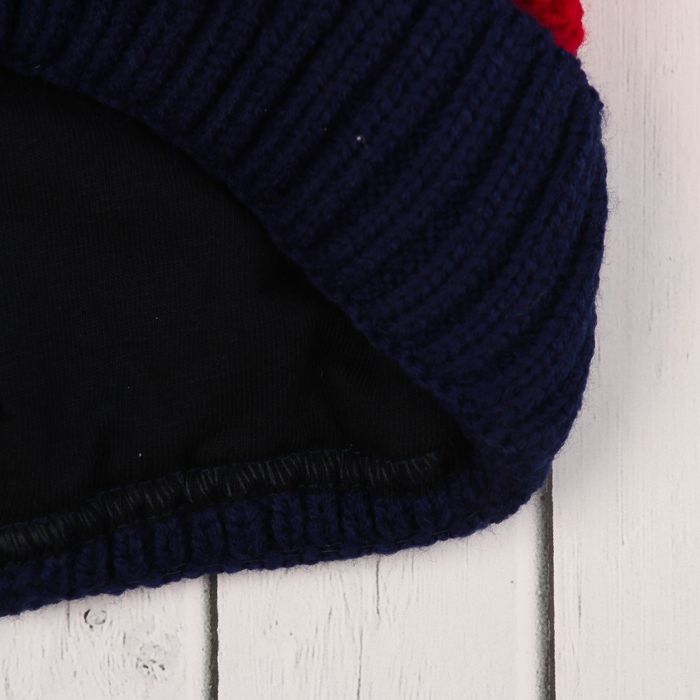 Шапка для мальчика, размер 52-54, цвет красный Cd-866