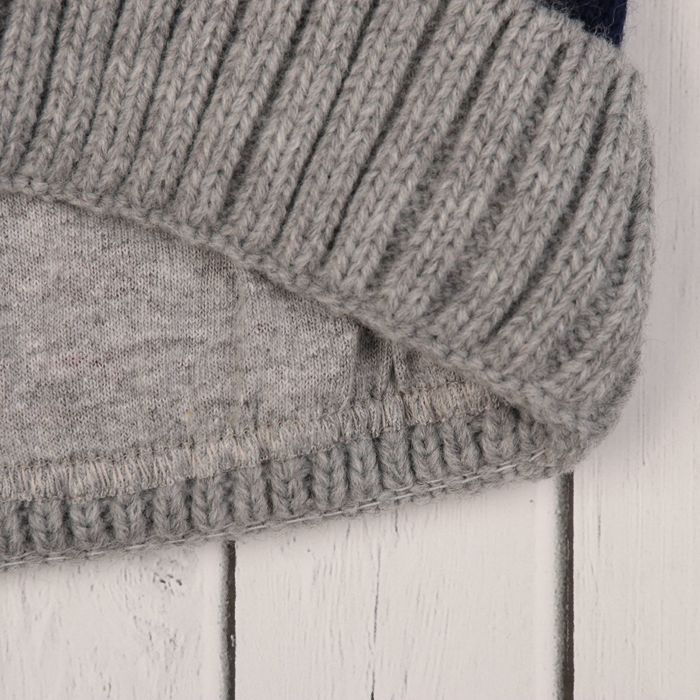 Шапка для мальчика, размер 48-50, цвет серый Cd-867_М