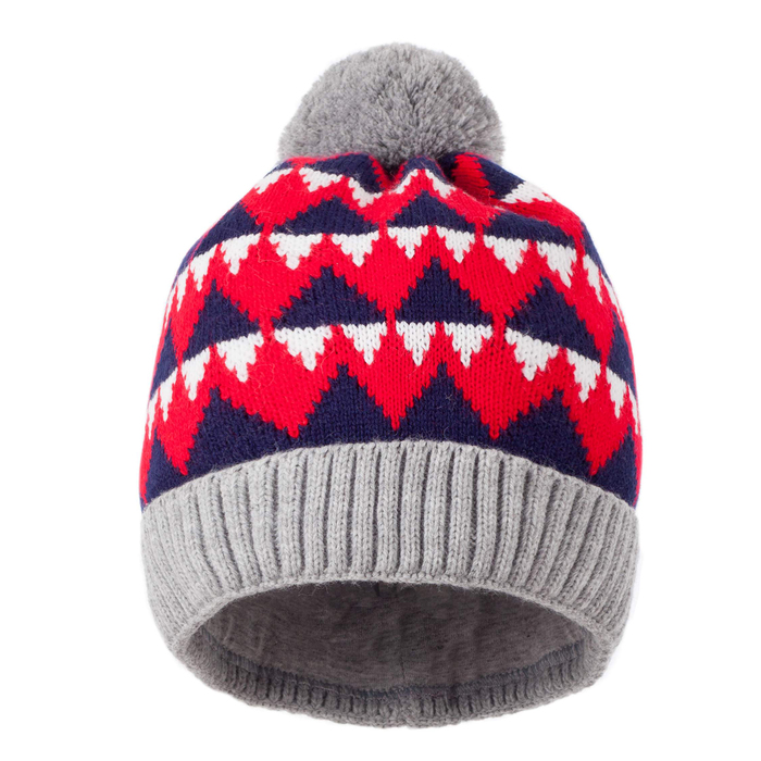 Шапка для мальчика, размер 48-50, цвет серый Cd-867_М