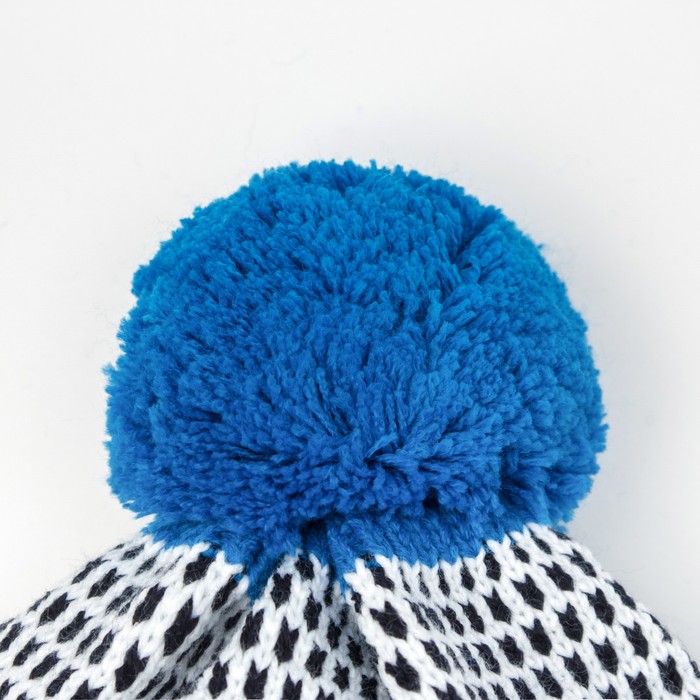 Шапка для мальчика, размер 52-54, цвет белый Cd-869