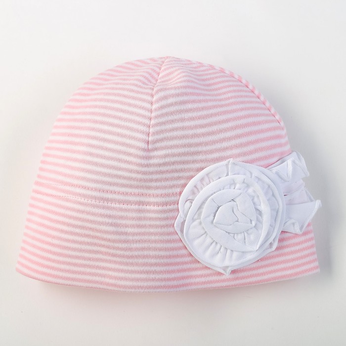 Шапка для девочки "Синди", размер 40-42, цвет розовый I-3-07 _М