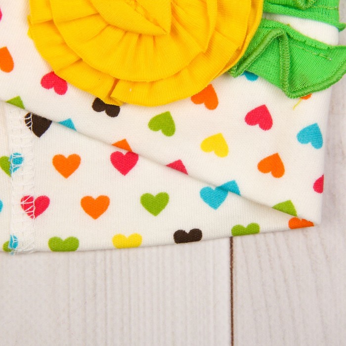 Шапка для девочки "Линда", размер 36-38, цвет молочный I-3-08 _М