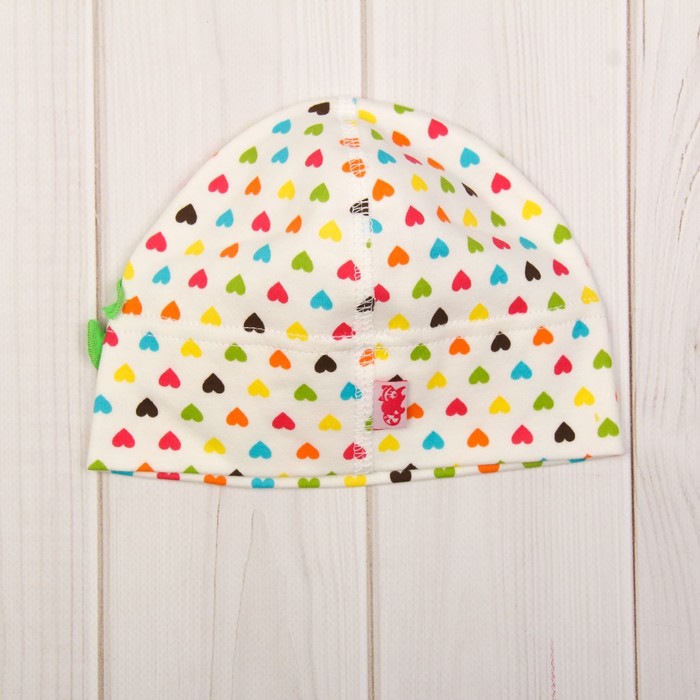 Шапка для девочки "Линда", размер 36-38, цвет молочный I-3-08 _М