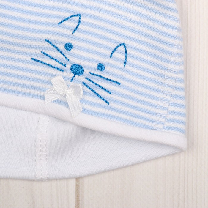 Шапка детская "Ми-ми", размер 40-42, цвет голубой I-43 _М