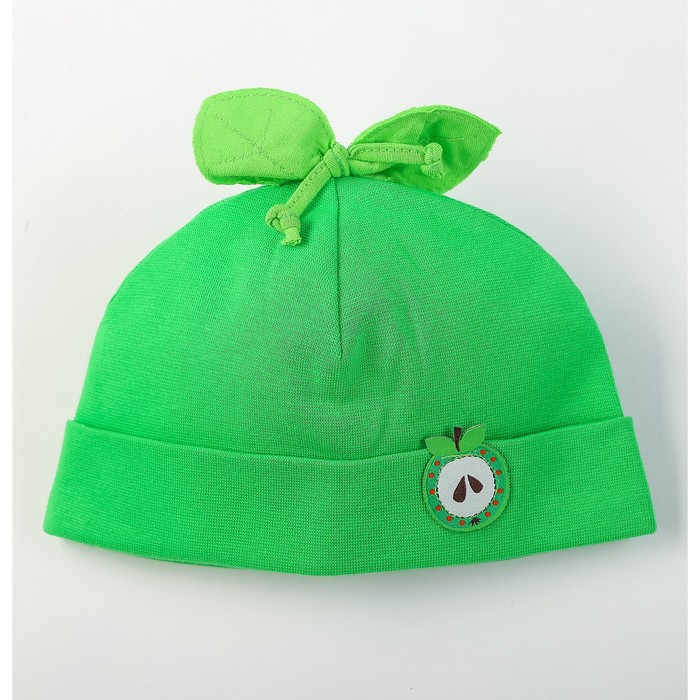 Шапка детская "Фрутис", размер 48-50, цвет зелёный P-183-01 _М