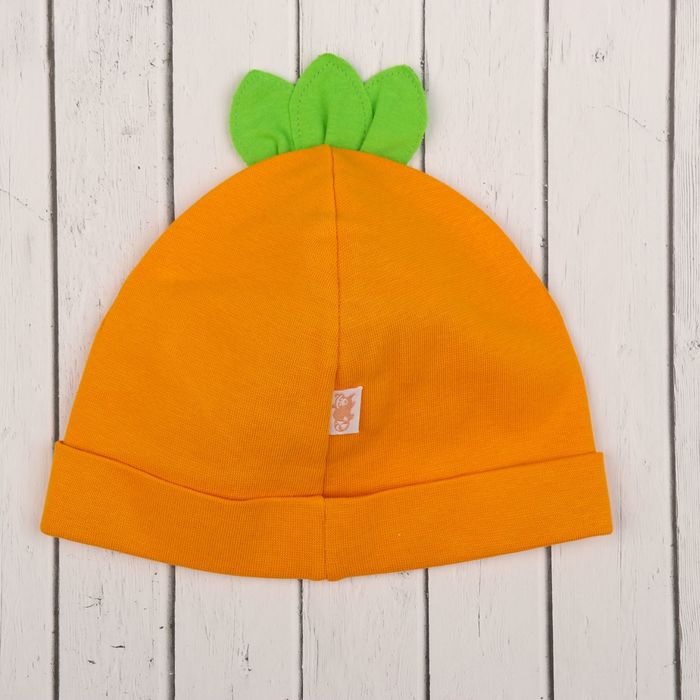 Шапка детская "Ананасик", размер 40-42, цвет оранжевый P-183-03 _М