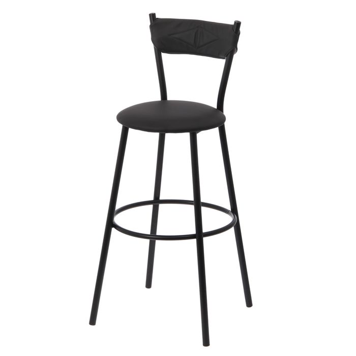 Стул "Барный 04", цвет черный