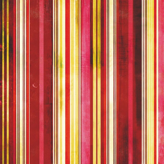 Стеклянный фартук закаленное стекло М1 "Красная полоса", 600х600х4