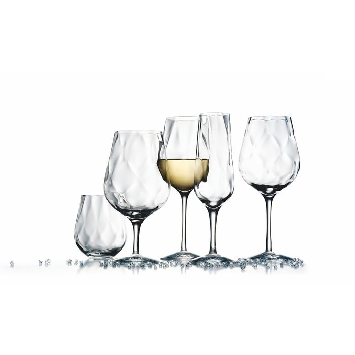 Стеклянный фартук закаленное стекло М1 "Бокалы", 600х1000х4