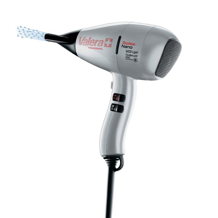 Фен Valera SN6200Y RC Light Ionic, 1800 Вт,2 насадки,3 режима нагрева,2 скорости,серебристый 21310