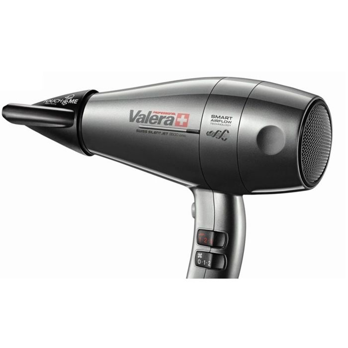 Фен Valera SXJ 8600 D RC, 2400 Вт, 2 насадки,диффузор, 3 режима нагрева, 2 скорости, серый
