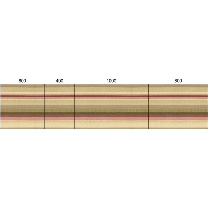 Стеклянный фартук закаленное стекло М1 "Полоса-1" 600х1000х4