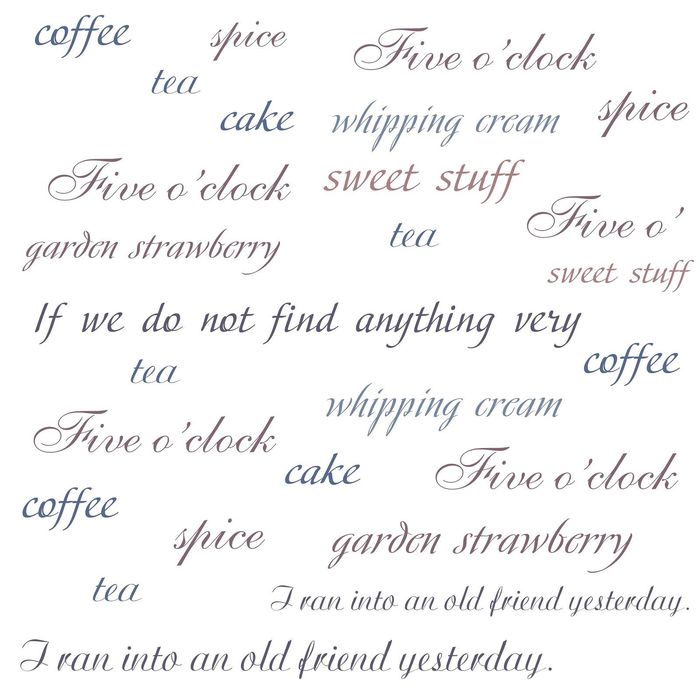 Стеклянный фартук закаленное стекло М1 "Слова", 600х600х4