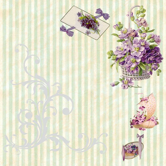 Стеклянный фартук закаленное стекло М1 "Прованс", 600х600х4