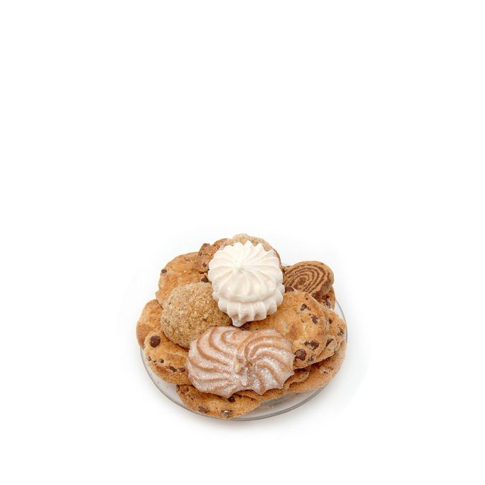 Стеклянный фартук закаленное стекло М1 "Печенье", 600х400х4