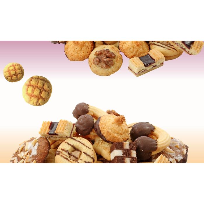 Стеклянный фартук закаленное стекло М1 "Сладости-1", 600х1000х4